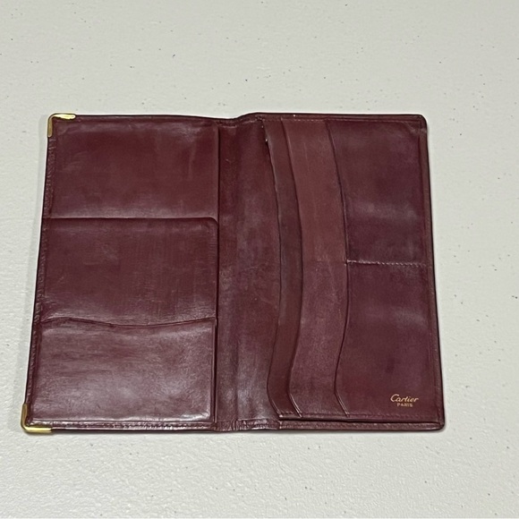 Cartier Bifold Wallet / Check holder Leather - Picture 4 of 16